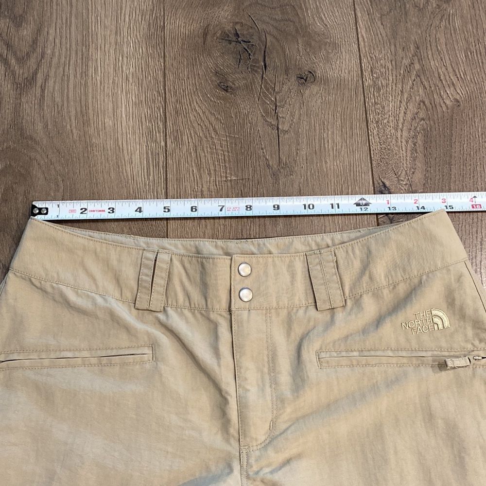 NWOT The North Face Tan Convertible Nylon Hiking Active Pants Size 6 - Picture 7 of 16